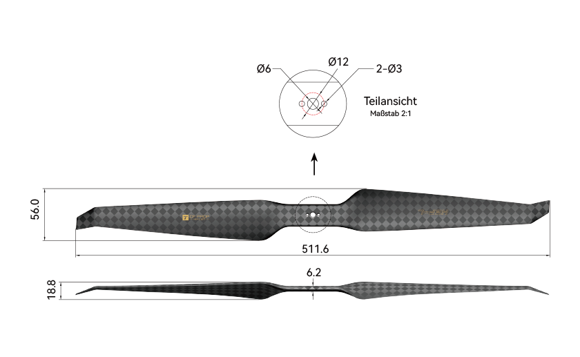 HEP-L 20 Inch Propeller Engineering Drawing (German Version).png